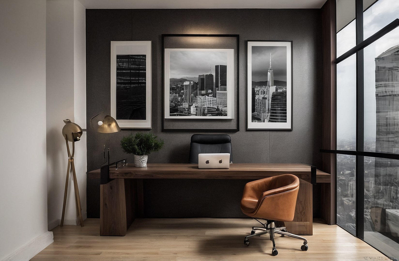 Escritorio moderno de oficina